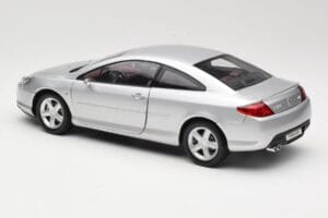 Peugeot 407 Coupe Silver Norev 1:18 184747 Metall — bild 7 av 8