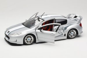 Peugeot 407 Racing Silver Solido 1:18 90642 Metall — bild 2 av 8