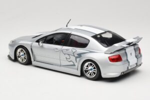 Peugeot 407 Racing Silver Solido 1:18 90642 Metall — bild 7 av 8