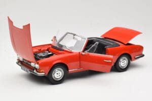 Peugeot 504 Cabriolet Röd Norev 1:18 184754 Metall — bild 2 av 8