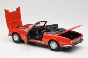 Peugeot 504 Cabriolet Röd Norev 1:18 184754 Metall — bild 5 av 8