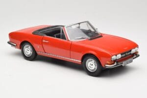Peugeot 504 Cabriolet Röd Norev 1:18 184754 Metall — bild 6 av 8