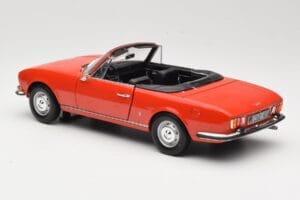 Peugeot 504 Cabriolet Röd Norev 1:18 184754 Metall — bild 7 av 8