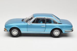 Peugeot 504 Coupe Blå Norev 1:18 184755 Metall — bild 4 av 8