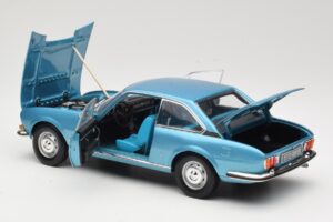 Peugeot 504 Coupe Blå Norev 1:18 184755 Metall — bild 5 av 8