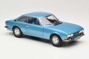 Peugeot 504 Coupe Blå Norev 1:18 184755 Metall — bild 6 av 8