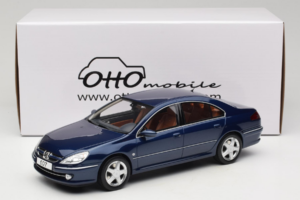 Peugeot 607 Phase II 3.0 V6 Blå Otto 1:18 OT485 Resin — bild 6 av 6