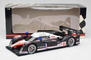 Peugeot 908 HDi LMP1 #8 S. Sarrazin / P. Lamy / S. Bourdais 24 Hours of Le Mans 2nd 2007 Minichamps 1:18 150071208 Metall — bild 6 av 6