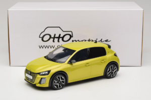 Peugeot E-208 GT Jaune Agueda Otto 1:18 OT1164 Resin — bild 6 av 6