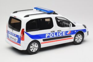 Peugeot Partner Police Blå Norev 1:18 184891 Metall — bild 2 av 6
