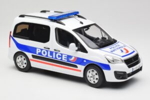 Peugeot Partner Police Blå Norev 1:18 184891 Metall — bild 4 av 6