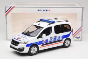 Peugeot Partner Police Blå Norev 1:18 184891 Metall — bild 6 av 6