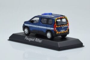 Peugeot Rifter Gendarmerie Otremer Blå Norev 1:43 479064 Metall — bild 3 av 4