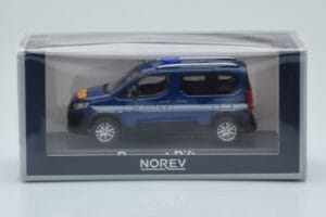 Peugeot Rifter Gendarmerie Otremer Blå Norev 1:43 479064 Metall — bild 4 av 4