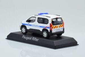 Peugeot Rifter Police Municipale Vit Norev 1:43 479067 Metall — bild 3 av 4