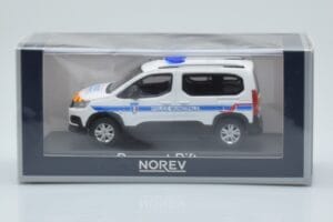Peugeot Rifter Police Municipale Vit Norev 1:43 479067 Metall — bild 4 av 4