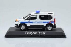 Peugeot Rifter Police Municipale Vit Norev 1:43 479067 Metall