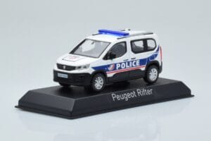 Peugeot Rifter Police Nationale Vit Norev 1:43 479065 Metall — bild 2 av 4