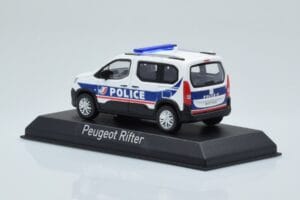 Peugeot Rifter Police Nationale Vit Norev 1:43 479065 Metall — bild 3 av 4