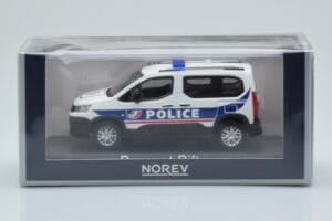Peugeot Rifter Police Nationale Vit Norev 1:43 479065 Metall — bild 4 av 4