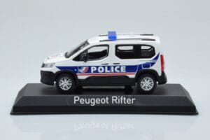 Peugeot Rifter Police Nationale Vit Norev 1:43 479065 Metall
