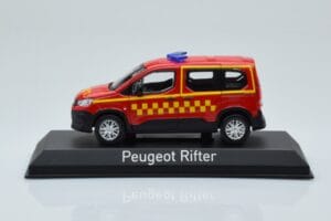 Peugeot Rifter Sapeurs Pompiers Röd Norev 1:43 479071 Metall