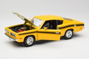 Plymouth Barracuda Gul Road Legends 1:18 92178 Metall — bild 2 av 8