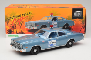 Plymouth Fury Beverly Hills PD Blå GreenLight 1:18 19069 Metall — bild 8 av 8