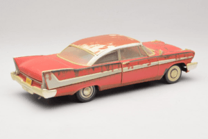 Plymouth Fury Röd Christine Smutsig Version Auto World 1:18 AWSS119/06 Metall — bild 3 av 8
