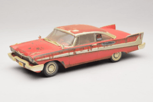 Plymouth Fury Röd Christine Smutsig Version Auto World 1:18 AWSS119/06 Metall
