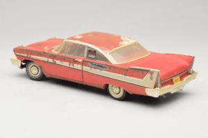 Plymouth Fury Röd Christine Smutsig Version Auto World 1:18 AWSS119/06 Metall — bild 7 av 8