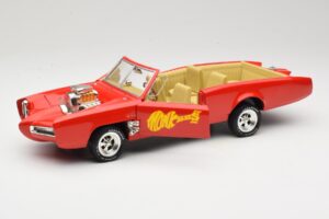 Pontiac GTO Monkeemobile Röd ERTL 1:18 33150 Metall — bild 2 av 8
