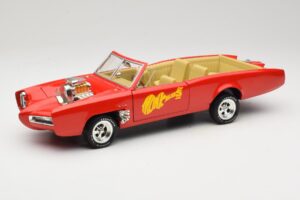 Pontiac GTO Monkeemobile Röd ERTL 1:18 33150 Metall