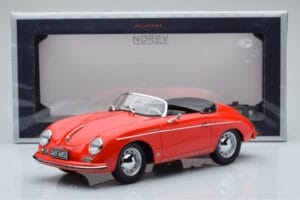 Porsche 356 Speedster Röd Norev 1:18 187461 Metall — bild 6 av 6