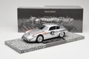Porsche 356B 1600 GS Carrera GTL Abarth #42 H. Herrmann / H. Linge Targa Florio 1962 Minichamps 1:18 107626842 Resin — bild 6 av 6