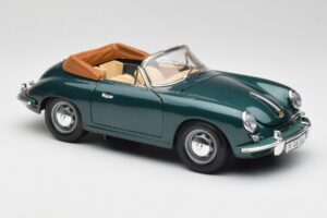 Porsche 356B Cabriolet Grön Bburago 1:18 3051-M1 Metall — bild 6 av 8