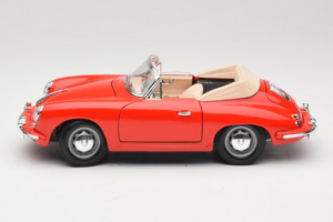Porsche 356B Cabriolet Röd Tchibo 1:18 45703 Metall — bild 4 av 8