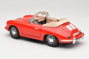 Porsche 356B Cabriolet Röd Tchibo 1:18 45703 Metall — bild 7 av 8