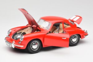 Porsche 356B Röd Bburago 1:18 3021 Metall — bild 2 av 8