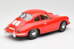 Porsche 356B Röd Bburago 1:18 3021 Metall — bild 3 av 8