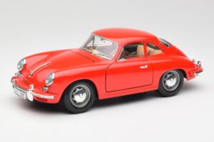 Porsche 356B Röd Bburago 1:18 3021 Metall