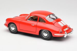 Porsche 356B Röd Bburago 1:18 3021 Metall — bild 7 av 8