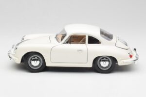 Porsche 356B Vit Bburago 1:18 3021-M3 Metall — bild 4 av 8