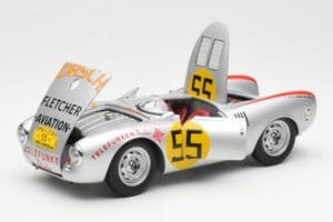Porsche 550-1500 RS Spyder #55 H. Herrmann Carrera Panamericana 1954 AUTOart 1:18 85470 Metall — bild 2 av 8