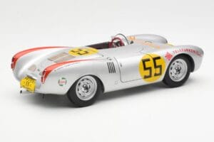 Porsche 550-1500 RS Spyder #55 H. Herrmann Carrera Panamericana 1954 AUTOart 1:18 85470 Metall — bild 3 av 8