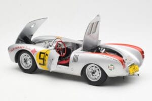 Porsche 550-1500 RS Spyder #55 H. Herrmann Carrera Panamericana 1954 AUTOart 1:18 85470 Metall — bild 5 av 8