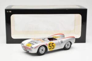 Porsche 550-1500 RS Spyder #55 H. Herrmann Carrera Panamericana 1954 AUTOart 1:18 85470 Metall — bild 8 av 8