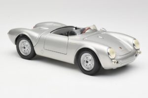 Porsche 550 A Spyder Silver Maisto 1:18 50314 Metall — bild 6 av 8