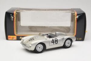 Porsche 550A Spyder #48 Sports Prototype 1955 Maisto 1:18 50341 Metall — bild 8 av 8