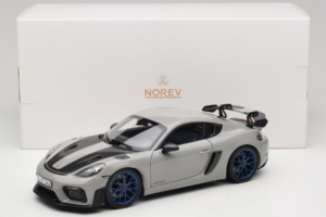 Porsche 718 Cayman 982 GT4 RS Weissach Package Chalk Norev 1:18 187253 Metall — bild 8 av 8